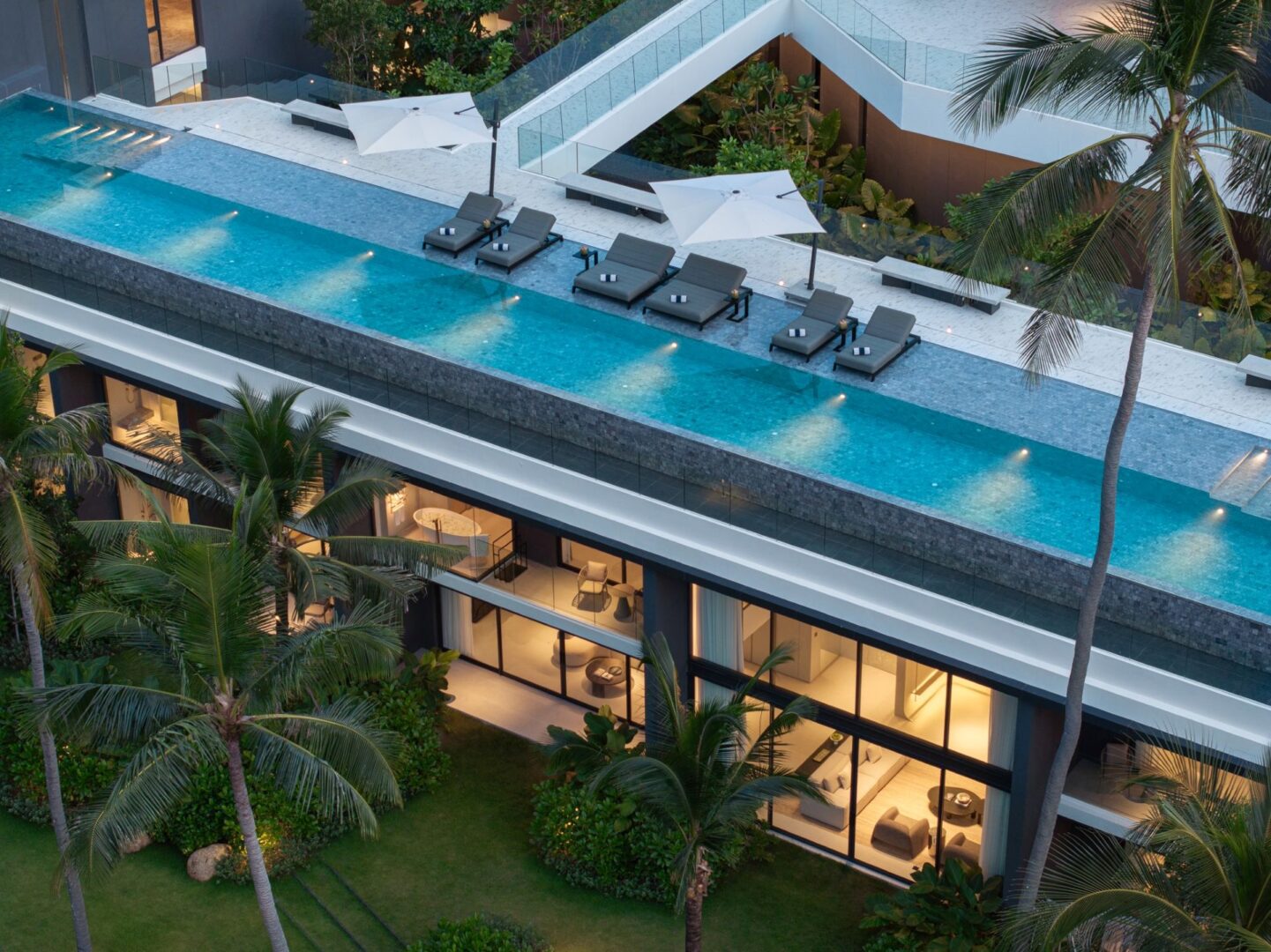 Villa Zai Phuket swimming pool and villa area