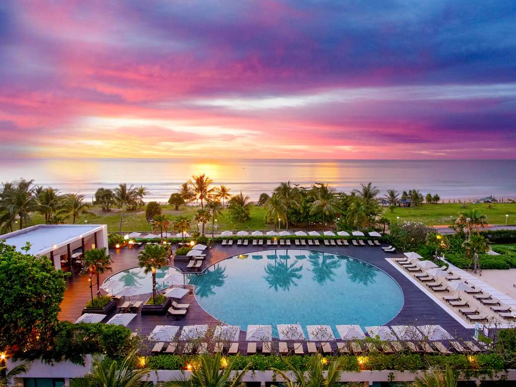 Pullman Phuket Karon Beach sunset pool and ocean view